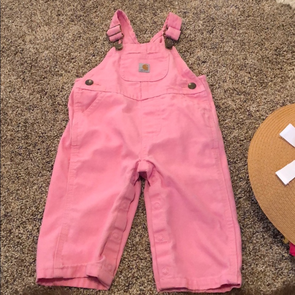 Baby girl carhartt overalls